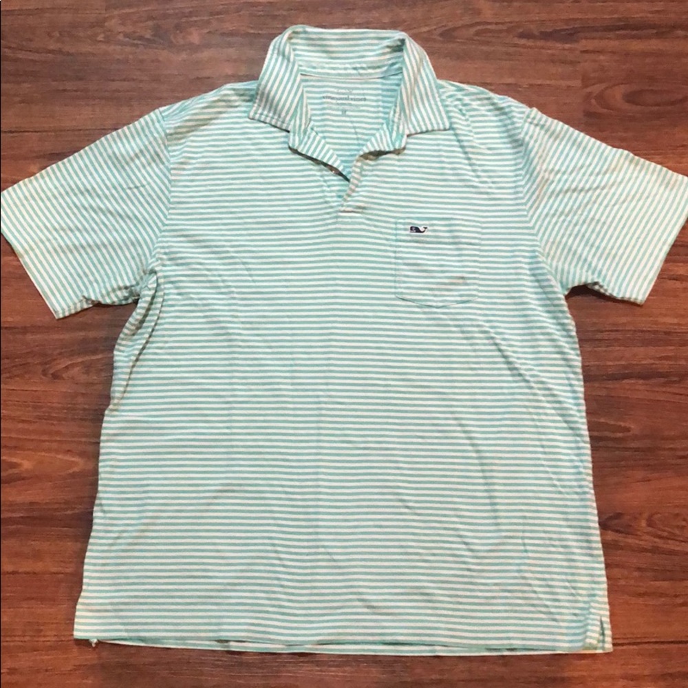 Classic Fit Striped Polo